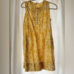 Yellow Lucky Brand mini dress, size S